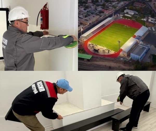 Ош: Проведено инженерное обследование стадиона «Манас»