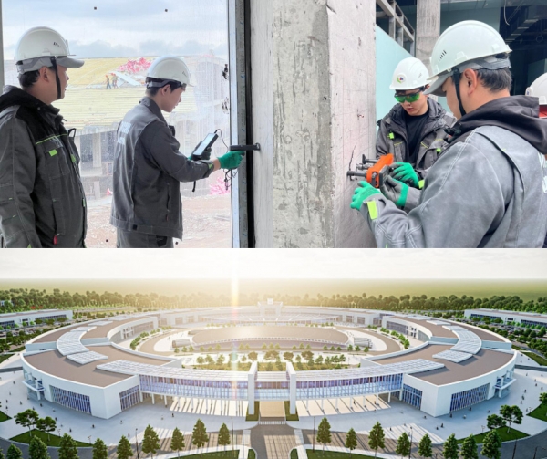 Жаңы Ош базардын курулушундагы конструкциялык материалдардын сапаты текшерилди